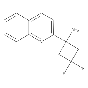 3,3-Difluoro-1-(quinolin-2-yl)cyclobutan-1-amine Structure