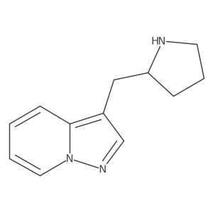 2-{Pyrazolo[1,5-a]pyridin-3-ylmethyl}pyrrolidine Structure