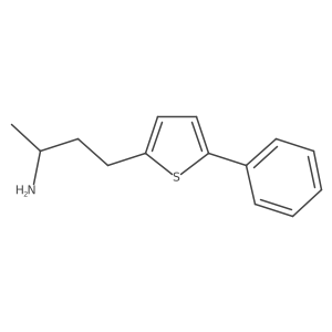 4-(5-Phenylthiophen-2-yl)butan-2-amine结构式