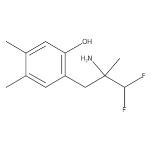 2-(2-Amino-3,3-difluoro-2-methylpropyl)-4,5-dimethylphenol结构式