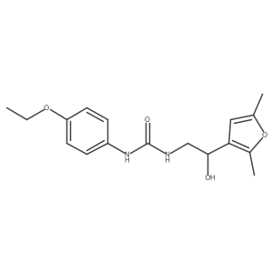 1-(2-(2,5-Dimethylfuran-3-yl)-2-hydroxyethyl)-3-(4-ethoxyphenyl)urea Structure