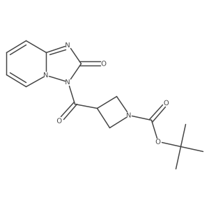 tert-butyl 3-{2-oxo-2H,3H-[1,2,4]triazolo[1,5-a]pyridine-3-carbonyl}azetidine-1-carboxylate结构式