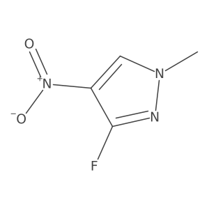 3-fluoro-1-methyl-4-nitro-1H-Pyrazole Structure