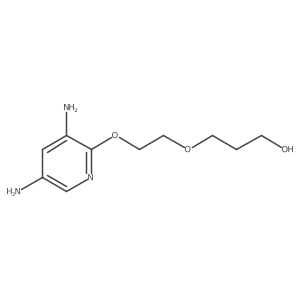 3-[2-[(3,5-Diamino-2-pyridinyl)oxy]ethoxy]-1-propanol Structure