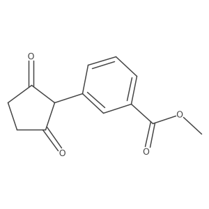 Methyl 3-(2,5-dioxocyclopentyl)benzoate Structure