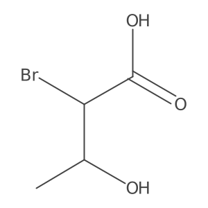 (2R,3R)-2-Bromo-3-hydroxybutanoic acid结构式