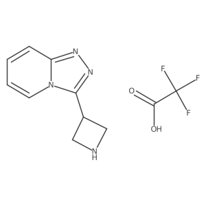 3-{[1,2,4]Triazolo[4,3-a]pyridin-3-yl}azetidine, trifluoroacetic acid Structure