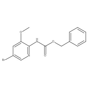 benzyl N-(5-bromo-3-methoxypyridin-2-yl)carbamate Structure