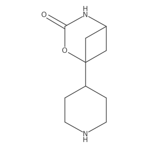 (1s)-1-(Piperidin-4-yl)-2-oxa-4-azabicyclo[3.1.1]heptan-3-one结构式