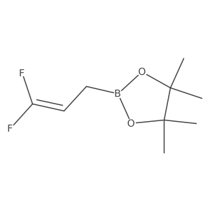 CC1(C)OB(CC=C(F)F)OC1(C)C结构式