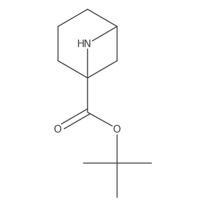 Tert-butyl 6-azabicyclo[3.1.1]heptane-1-carboxylate Structure