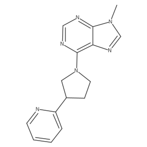 9-methyl-6-[3-(pyridin-2-yl)pyrrolidin-1-yl]-9H-purine Structure