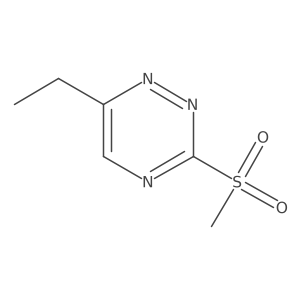6-Ethyl-3-(methylsulfonyl)-1,2,4-triazine结构式