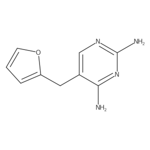5-(Furan-2-ylmethyl)pyrimidine-2,4-diamine结构式