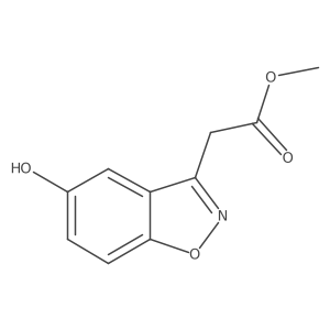Methyl 5-hydroxy-1,2-benzisoxazole-3-acetate Structure