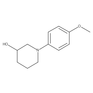 1-(4-Methoxyphenyl)piperidin-3-ol结构式