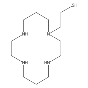 2-(1,4,8,11-Tetrazacyclotetradec-1-yl)ethanethiol Structure
