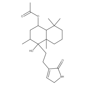 Vitexilactam A结构式
