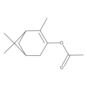 Bicyclo[3.1.1]hept-2-en-3-ol, 2,6,6-trimethyl-, 3-acetate结构式