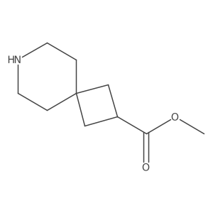 Methyl 7-azaspiro[3.5]nonane-2-carboxylate Structure