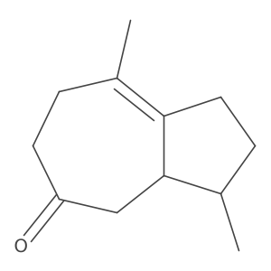 (3R,3aS)-3,8-Dimethyl-2,3,3a,4,6,7-hexahydroazulen-5(1H)-one结构式