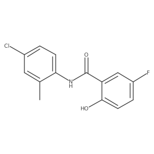 N-(4-Chloro-2-methylphenyl)-5-fluoro-2-hydroxybenzamide Structure