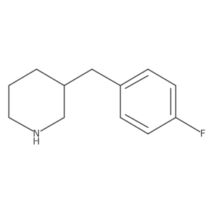 (R)-3-(4-Fluorobenzyl)piperidine Structure