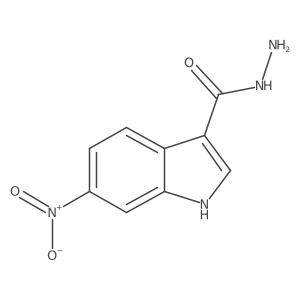 6-Nitroindole-3-carbohydrazide Structure