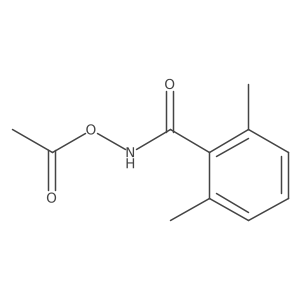 (2,6-Dimethylbenzoyl)azanyl acetate结构式