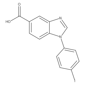 1-(4-Iodophenyl)-1H-benzimidazole-5-carboxylic acid Structure