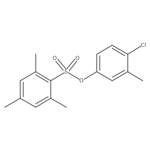 4-Chloro-3-methylphenyl 2,4,6-trimethylbenzene-1-sulfonate Structure