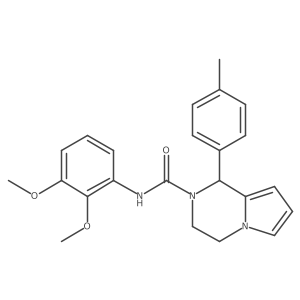N-(2,3-dimethoxyphenyl)-1-(p-tolyl)-3,4-dihydropyrrolo[1,2-a]pyrazine-2(1H)-carboxamide结构式