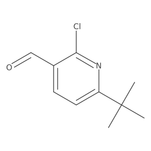 6-Tert-butyl-2-chloronicotinaldehyde Structure