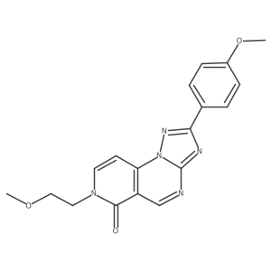 7-(2-methoxyethyl)-2-(4-methoxyphenyl)pyrido[3,4-e][1,2,4]triazolo[1,5-a]pyrimidin-6(7H)-one结构式