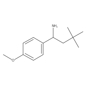 1-(4-Methoxyphenyl)-3,3-dimethylbutan-1-amine结构式