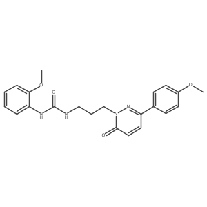 1-(2-methoxyphenyl)-3-(3-(3-(4-methoxyphenyl)-6-oxopyridazin-1(6H)-yl)propyl)urea结构式