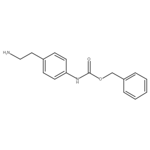 Benzyl N-[4-(2-aminoethyl)phenyl]carbamate Structure