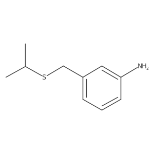 3-[(Propan-2-ylsulfanyl)methyl]aniline Structure