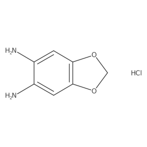 1,3-Benzodioxole-5,6-diamine Hydrochloride结构式