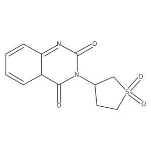 3-(1,1-dioxothiolan-3-yl)-4aH-quinazoline-2,4-dione结构式