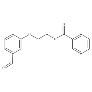 2-(3-Formylphenoxy)ethyl benzoate Structure