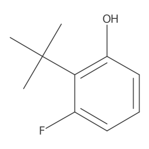 2-(Tert-butyl)-3-fluorophenol结构式