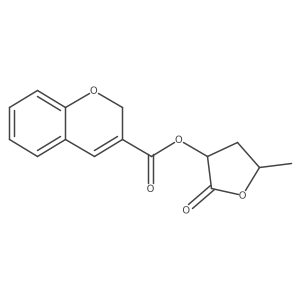 5-Methyl-2-oxotetrahydrofuran-3-yl 2H-chromene-3-carboxylate Structure