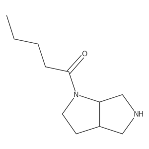1-(cis-Hexahydropyrrolo[3,4-b]pyrrol-1(2H)-yl)pentan-1-one Structure