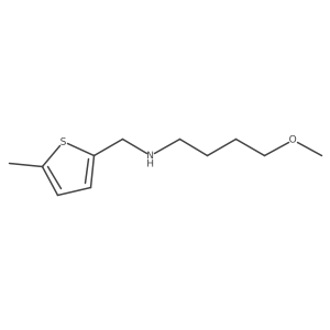 (4-Methoxybutyl)[(5-methylthiophen-2-yl)methyl]amine Structure