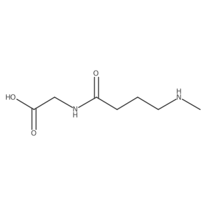 2-[4-(Methylamino)butanamido]acetic acid Structure