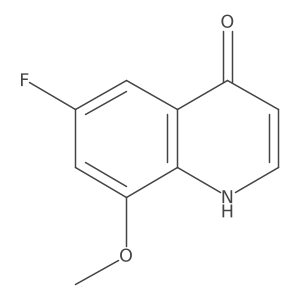 6-Fluoro-8-methoxy-1,4-dihydroquinolin-4-one Structure