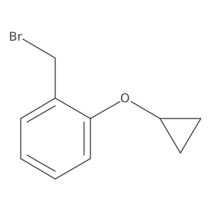 1-(Bromomethyl)-2-cyclopropoxybenzene Structure