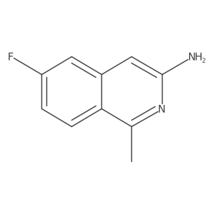 6-Fluoro-1-methylisoquinolin-3-amine结构式