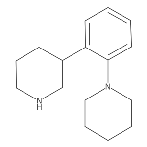 Piperidine, 1-[2-(3-piperidinyl)phenyl]- Structure